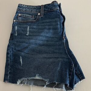 INC International Concepts Dark Blue Jean Shorts